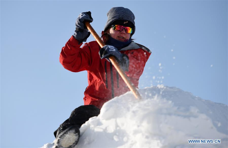 CHINA-HEILONGJIANG-HARBIN-SNOW SCULPTURE-COMPETITION (CN)