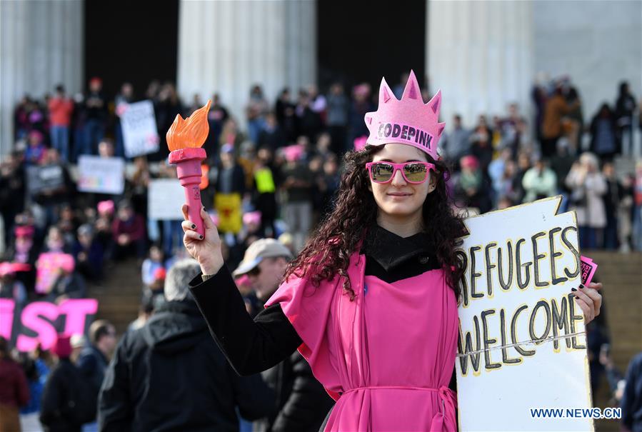 U.S.-WASHINGTON D.C.-WOMEN'S MARCH