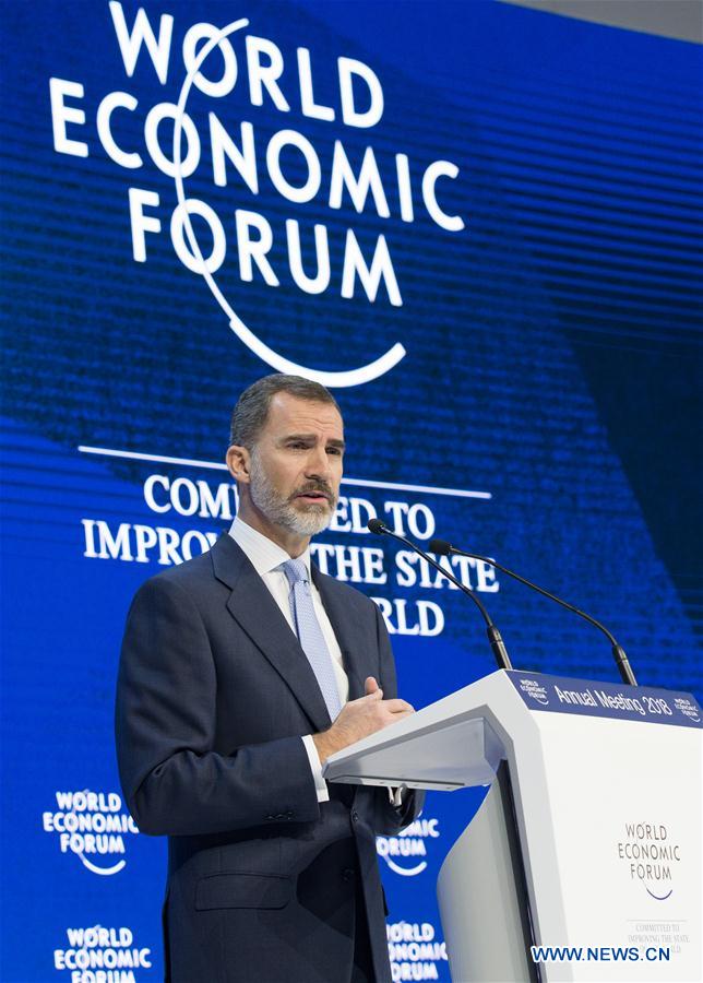 SWITZERLAND-DAVOS-WEF ANNUAL MEETING-SPAIN