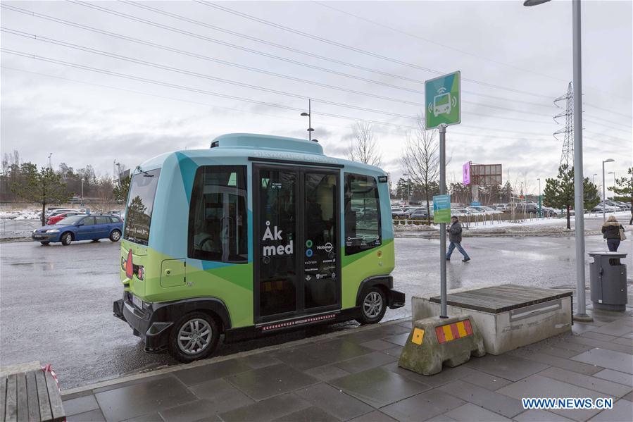 SWEDEN-STOCKHOLM-DRIVERLESS BUS