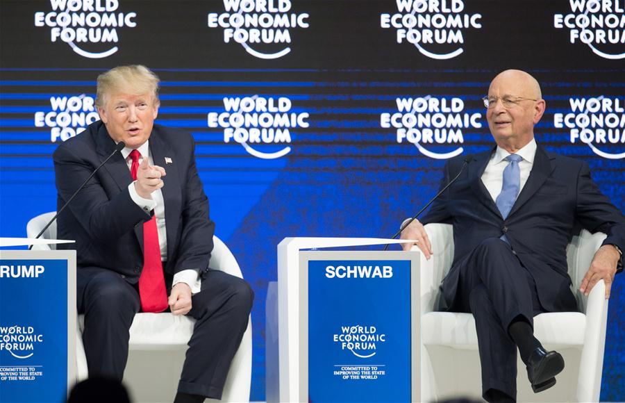 SWITZERLAND-DAVOS-WEF ANNUAL MEETING-US-TRUMP