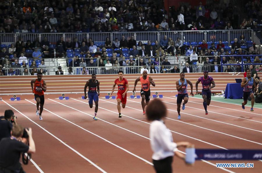 (SP)U.S.-NEW YORK-NYRR MILLROSE GAMES-MEN'S 60M-XIE ZHENYE