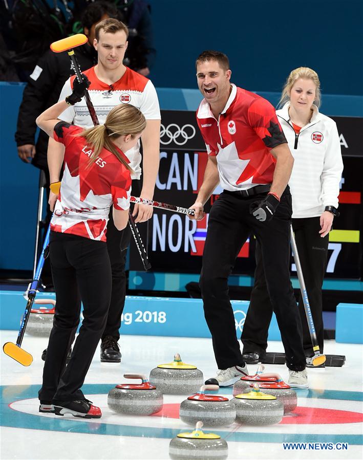 (SP)OLY-SOUTH KOREA-PYEONGCHANG-CURLING-MIXED DOUBLES-CAN VS NOR