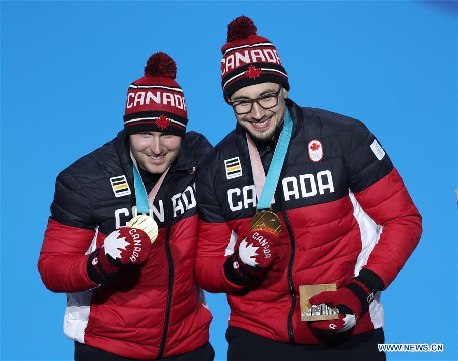 (SP)OLY-SOUTH KOREA-PYEONGCHANG-BOBSLEIGH-2-MAN-MEDAL CEREMONY