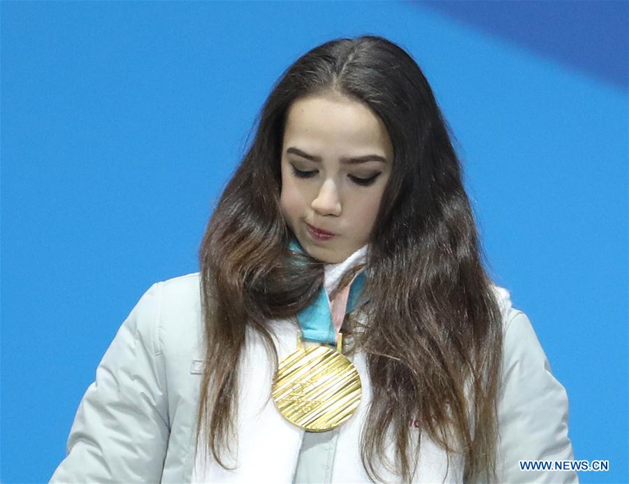 (SP)OLY-SOUTH KOREA-PYEONGCHANG-FIGURE SKATING-LADIES' SINGLE SKATING-MEDAL CEREMONY