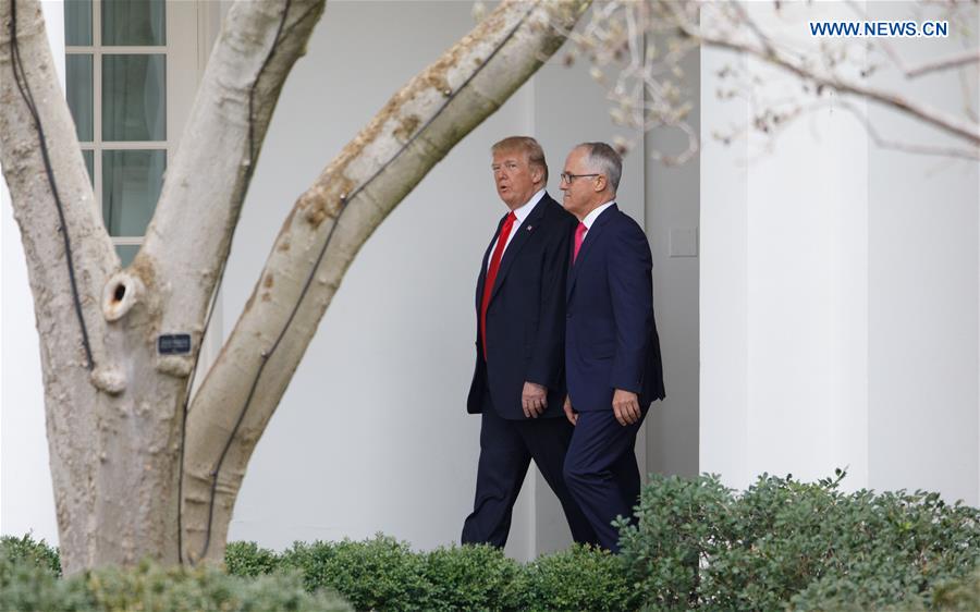 U.S.-WASHINGTON D.C.-TRUMP-AUSTRALIA-MEETING