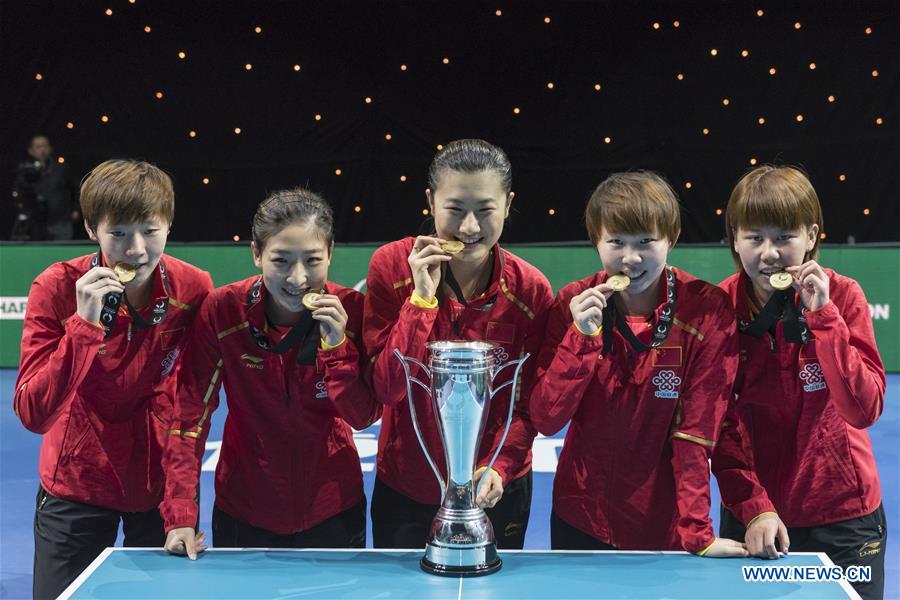 (SP)BRITAIN-LONDON-CHINA-ITTF TEAM WORLD CUP-WOMEN'S FINAL