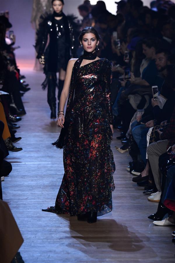 FRANCE-PARIS-FASHION WEEK-ELIE SAAB