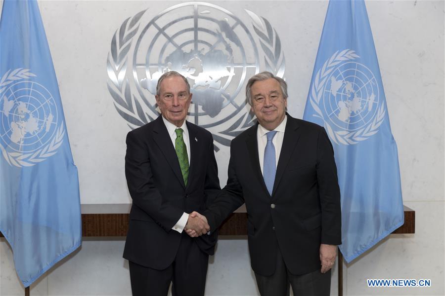 UN-MICHAEL BLOOMBERG-UN ENVOY-CLIMATE ACTION-APPOINTMENT