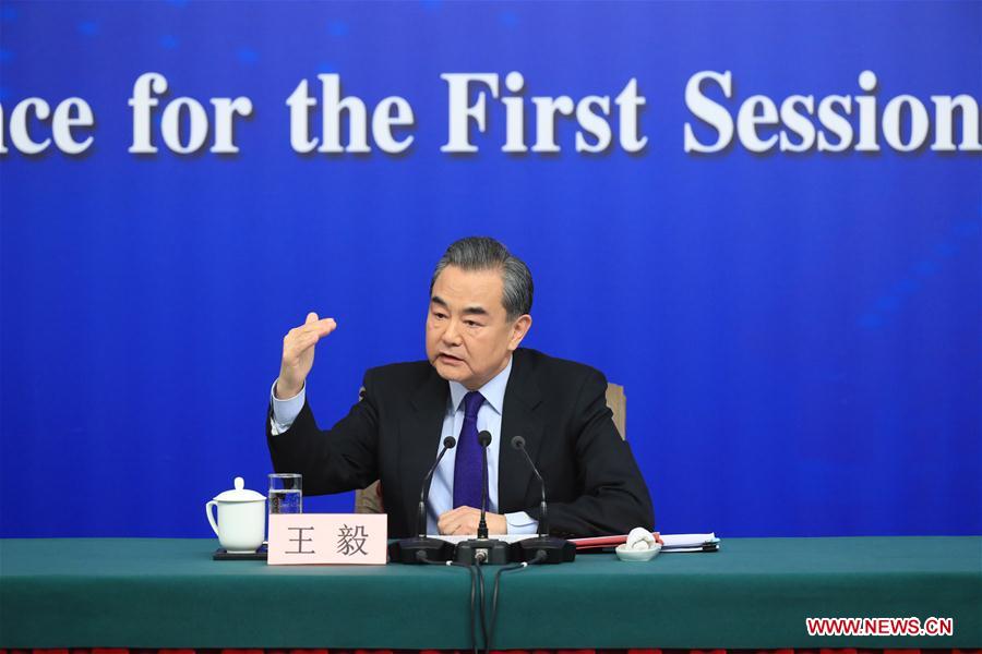 (TWO SESSIONS)CHINA-BEIJING-NPC-PRESS CONFERENCE-WANG YI (CN)