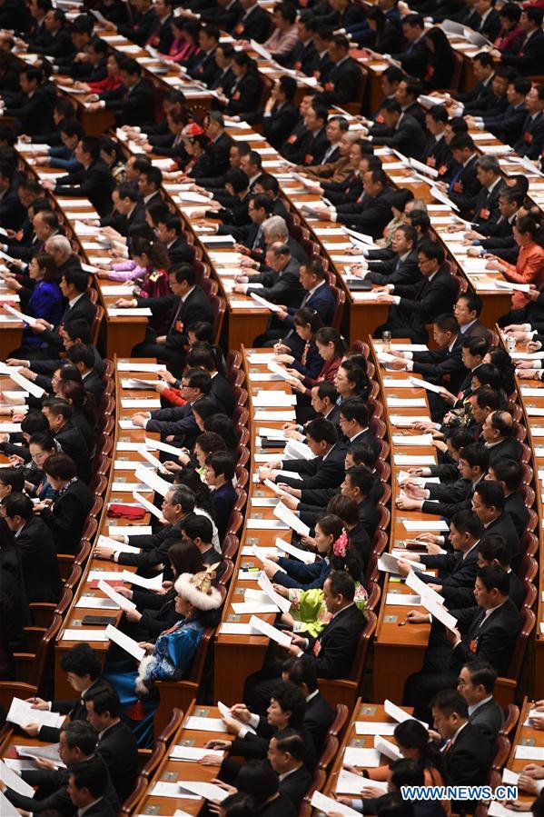 (TWO SESSIONS)CHINA-BEIJING-NPC-SECOND PLENARY MEETING (CN)