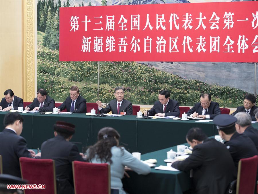 (TWO SESSIONS)CHINA-BEIJING-WANG YANG-NPC-PANEL DISCUSSION (CN)