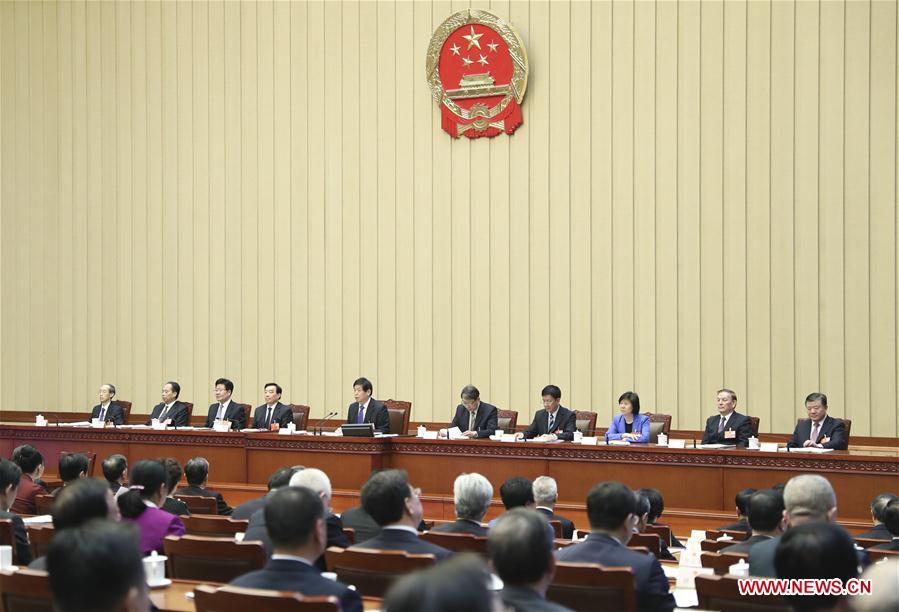 (TWO SESSIONS)CHINA-BEIJING-NPC-PRESIDIUM-MEETING (CN)