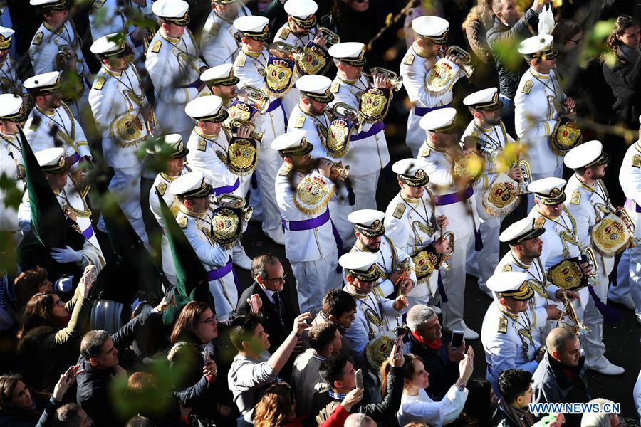 SPAIN-SEVILLE-EASTER-PROCESSION