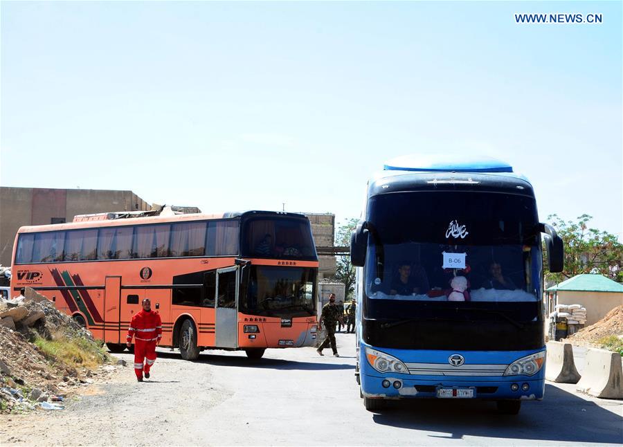 SYRIA-DAMASCUS-ISLAM ARMY-DEPARTURE-DOUMA