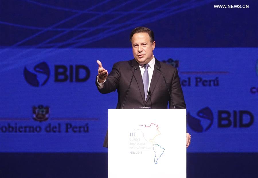 PERU-LIMA-AMERICAS-BUSINESS SUMMIT