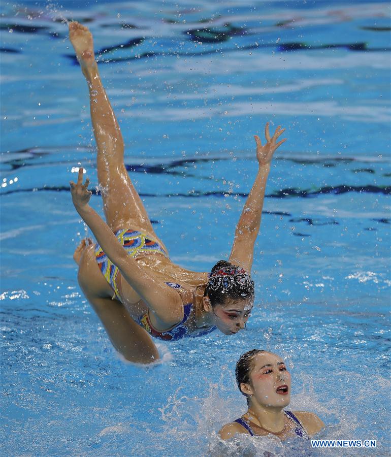 (SP)CHINA-BEIJING-FINA-ARTISTIC SWIMMING(CN)