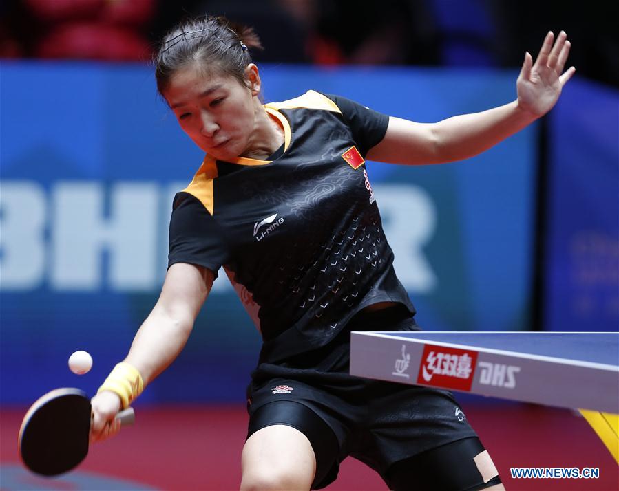 (SP)SWEDEN-HALMSTAD-TABLE TENNIS-WORLD TEAM CHAMPIONSHIPS-DAY 3