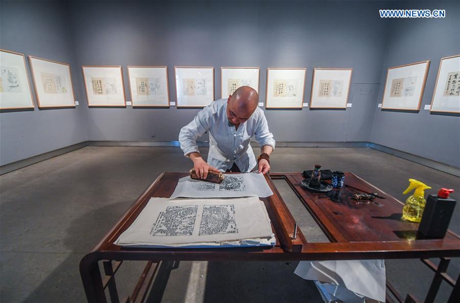 CHINA-ZHEJIANG-WOODBLOCK PRINTING-EXHIBITION (CN)