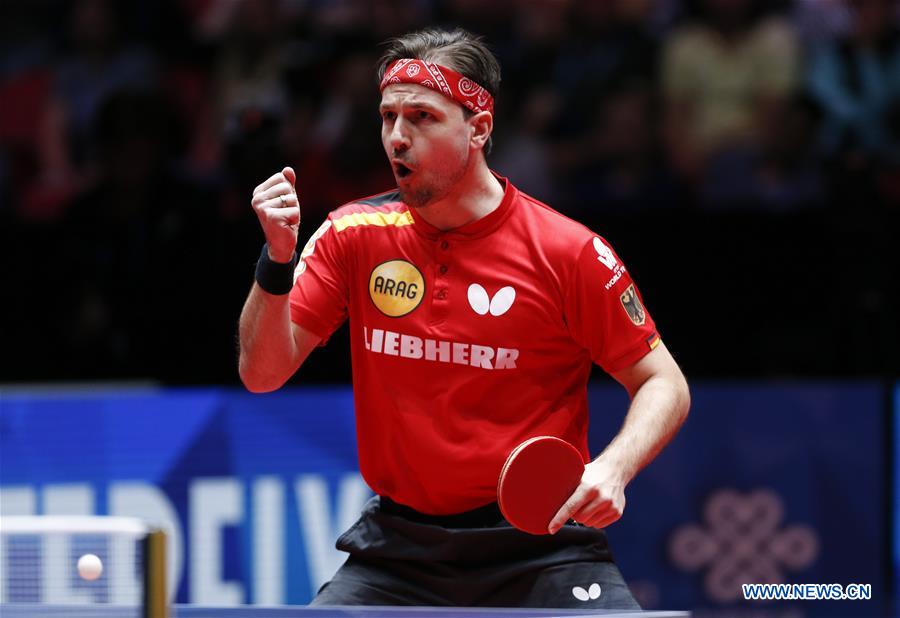 (SP)SWEDEN-HALMSTAD-ITTF WORLD TEAM CHAMPIONSHIPS 2018-MEN-SEMIFINAL-GERMANY-SOUTH KOREA