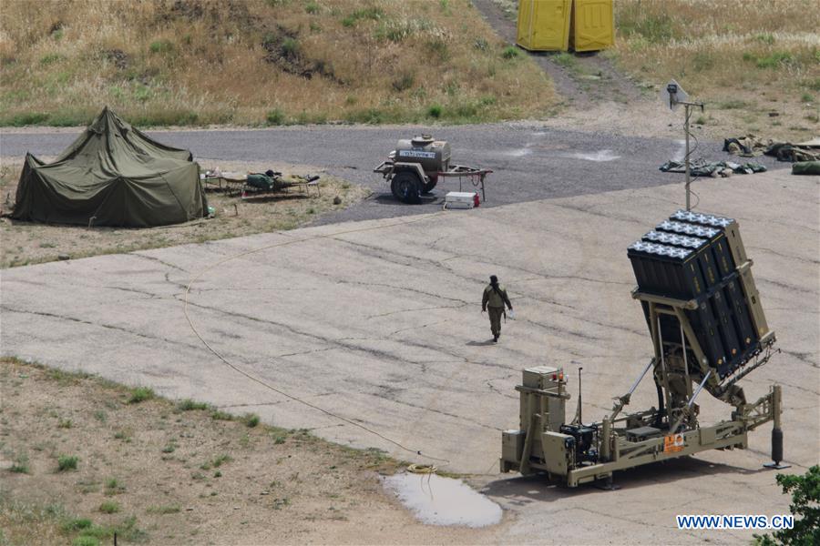 MIDEAST-GOLAN HEIGHTS-IDF-DRILL