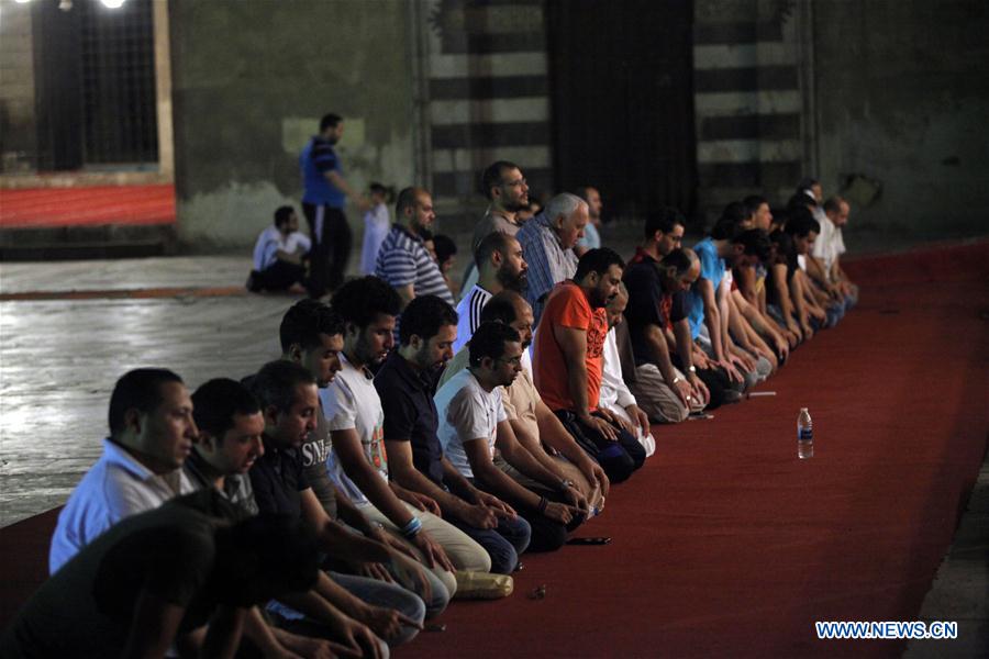 EGYPT-CAIRO-RAMADAN-TARAWIH PRAYER