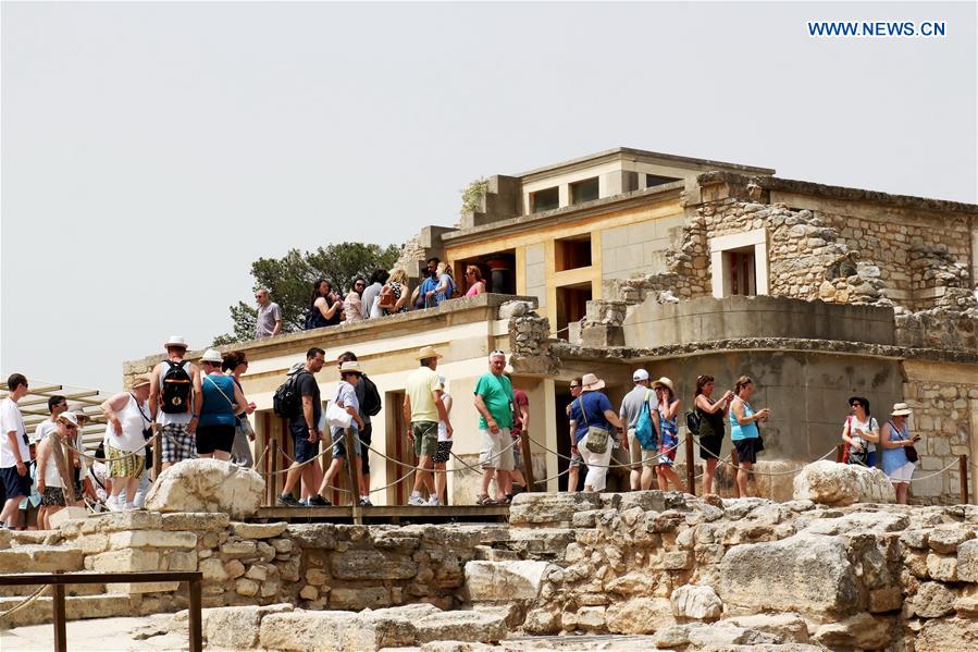 GREECE-HERAKLION-KNOSSOS-ARCHAEOLOGICAL SITE