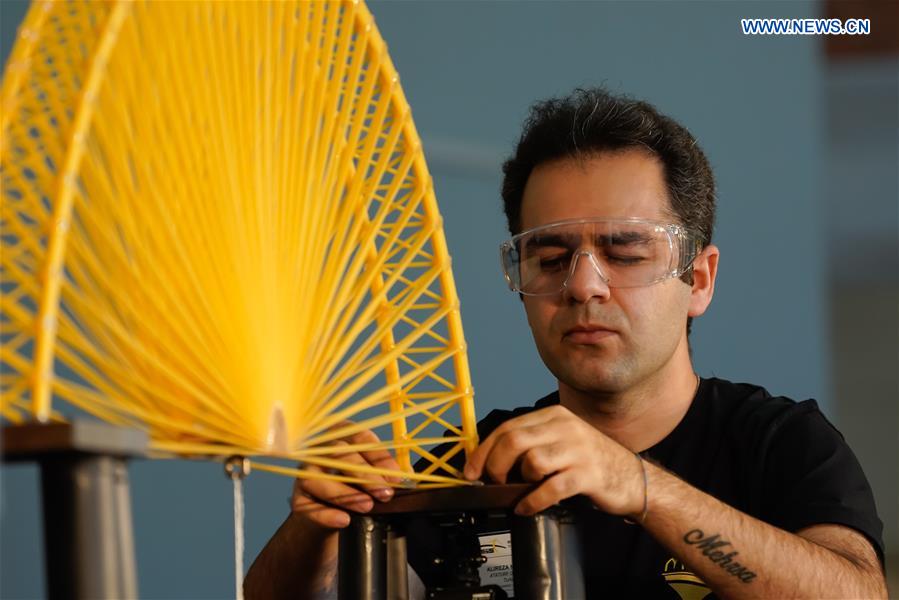 HUNGARY-BUDAPEST-SPAGHETTI BRIDGE BUILDING-WORLD CHAMPIONSHIP