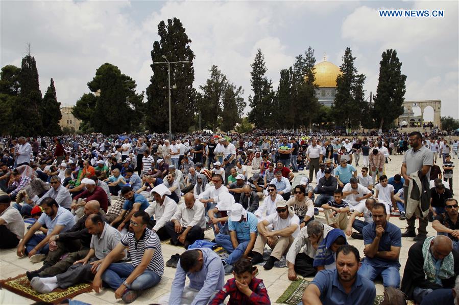 MIDEAST-JERUSALEM-AL-AQSA MOSQUE COMPOUND-RAMADAN