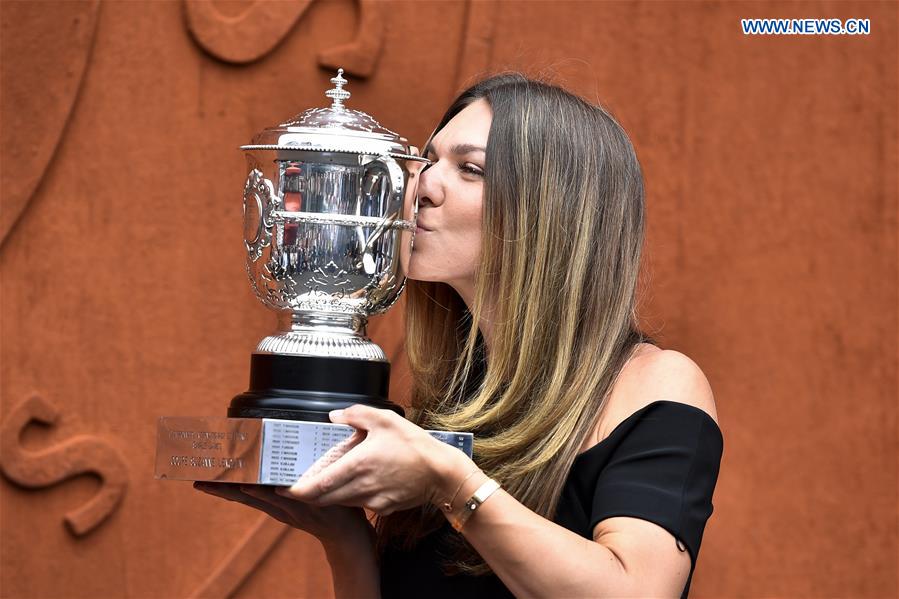 (SP)FRANCE-PARIS-TENNIS-FRENCH OPEN-SIMONA HALEP-PHOTOCALL