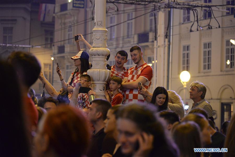 (SP)CROATIA-ZAGREB-SOCCER-FIFA WORLD CUP-FANS