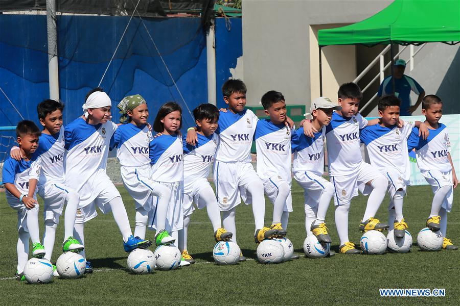 (SP)PHILIPPINES-TAGUIG CITY-REAL MADRID FOOTBALL CLINIC