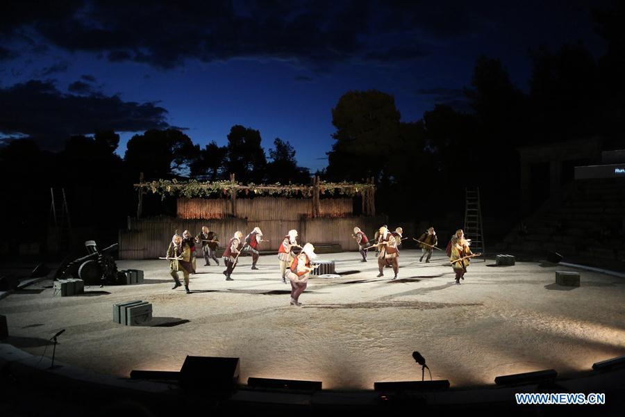 GREECE-EPIDAURUS FESTIVAL-THEATRE-ARISTOPHANES