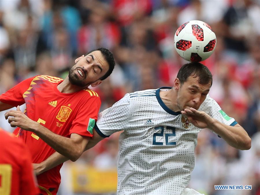 (SP)RUSSIA-MOSCOW-2018 WORLD CUP-ROUND OF 16-SPAIN VS RUSSIA