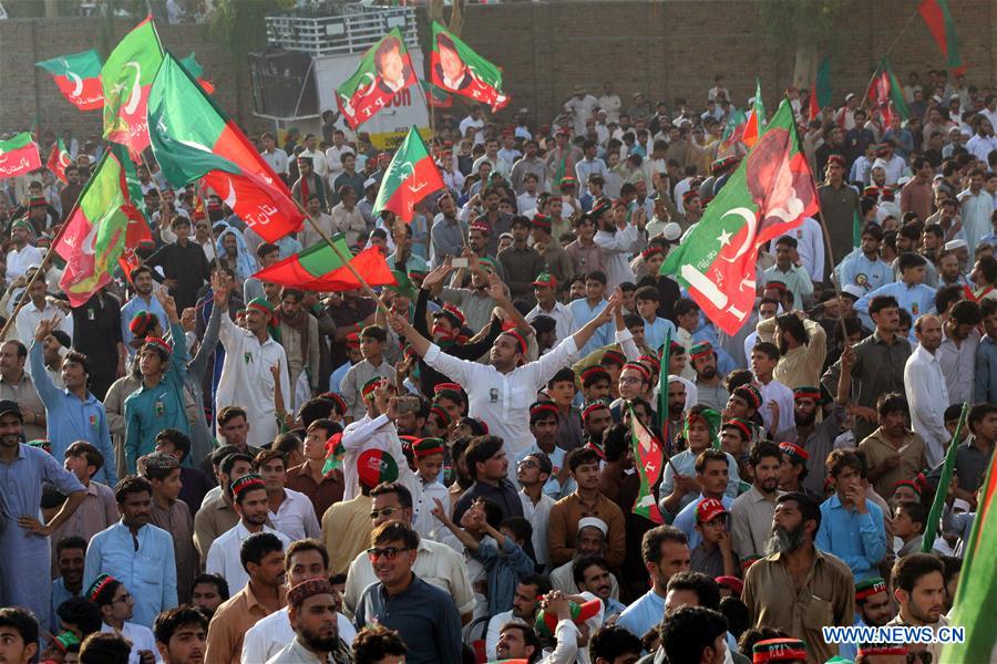 PAKISTAN-CHARSADDA-PTI-ELECTION-CAMPAIGN-RALLY