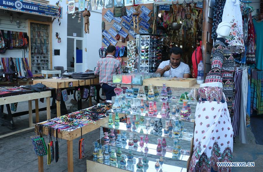 EGYPT-DAHAB-HANDICRAFTS-SAND ART BOTTLES-SOUVENIRS