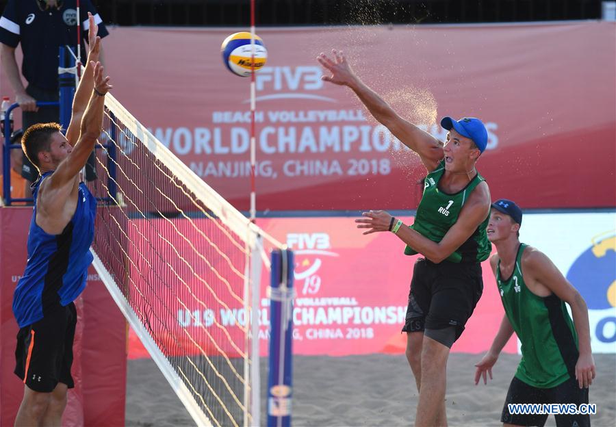 (SP)CHINA-NANJING-BEACH VOLLEYBALL-U19 WORLD CHAMPIONSHIPS (CN)