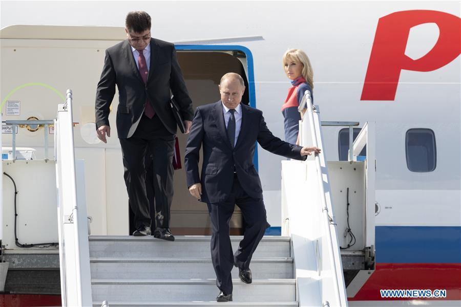 FINLAND-HELSINKI-RUSSIA-PUTIN-ARRIVAL