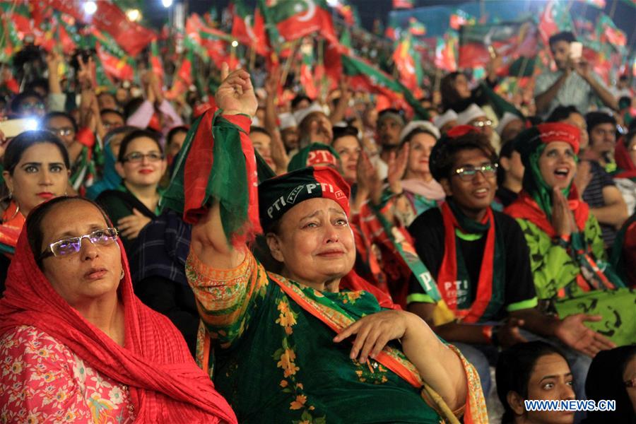 PAKISTAN-KARACHI-PTI-IMRAN KHAN-ELECTION CAMPAIGN