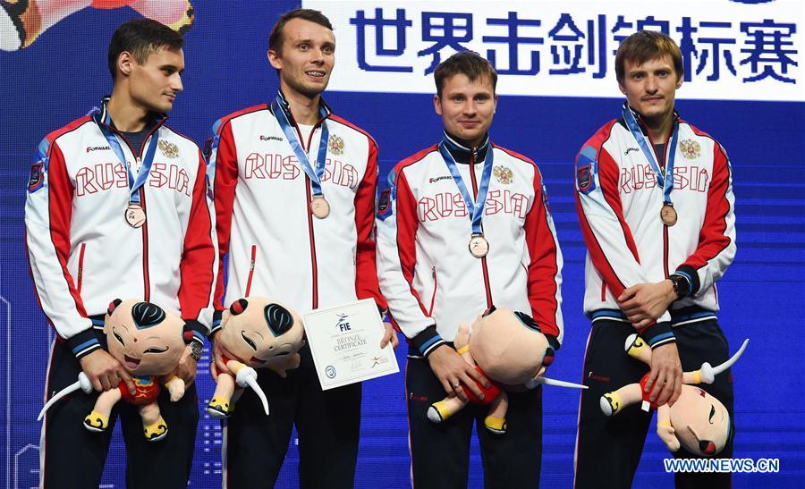 (SP)CHINA-JIANGSU-WUXI-FENCING-WORLD CHAMPIONSHIPS (CN)