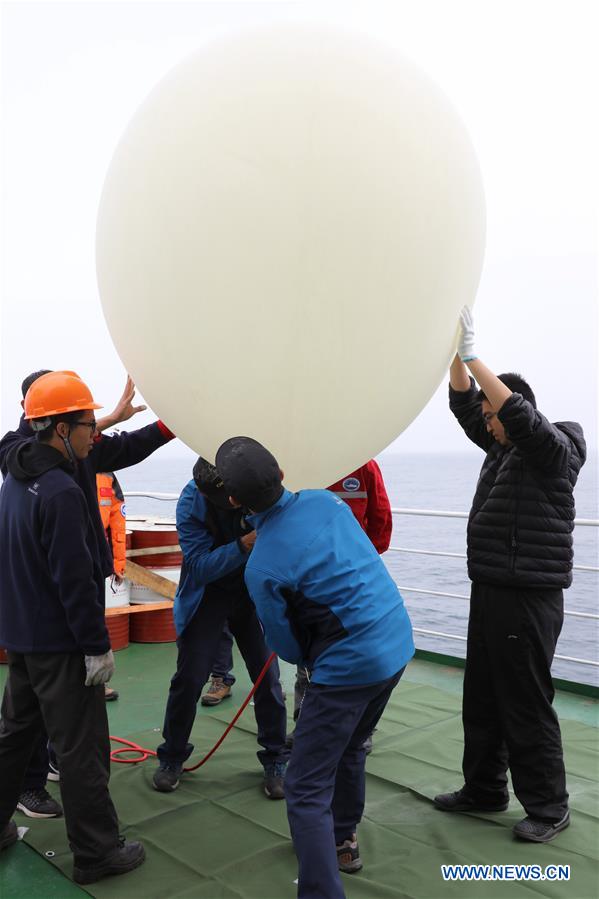 CHINA-ARCTIC EXPEDITION-METEOROLOGICAL OBSERVATION