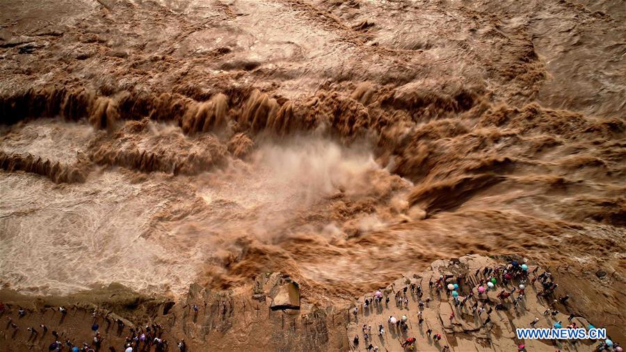 #CHINA-SHANXI-HUKOU WATERFALL-FLOODS (CN)