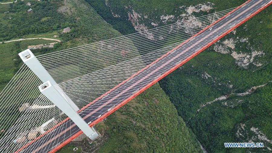 CHINA-GUIZHOU-BEIPANJIANG BRIDGE-AERIAL VIEW (CN)