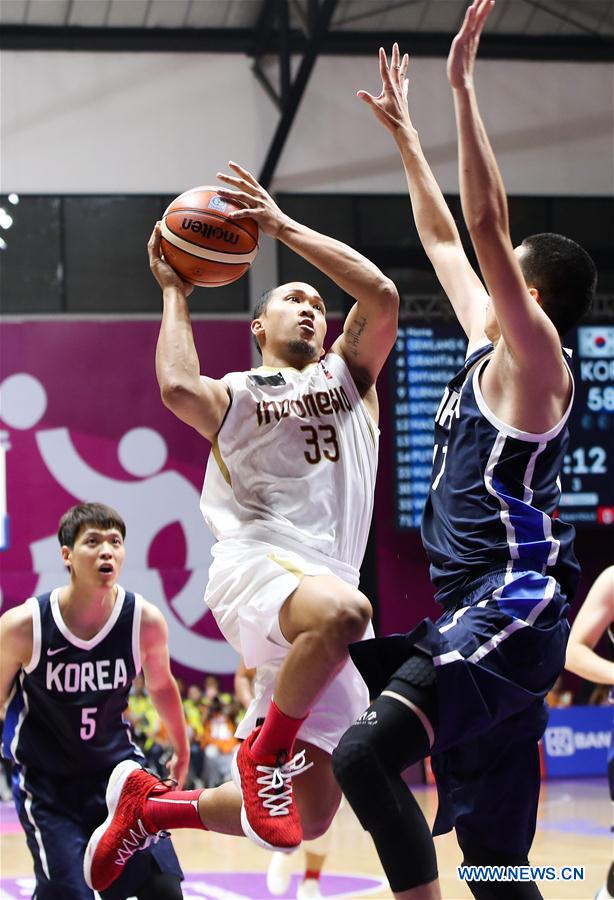 (SP)INDONESIA-JAKARTA-ASIAN GAMES-BASKETBALL-INDONESIA VS SOUTH KOREA