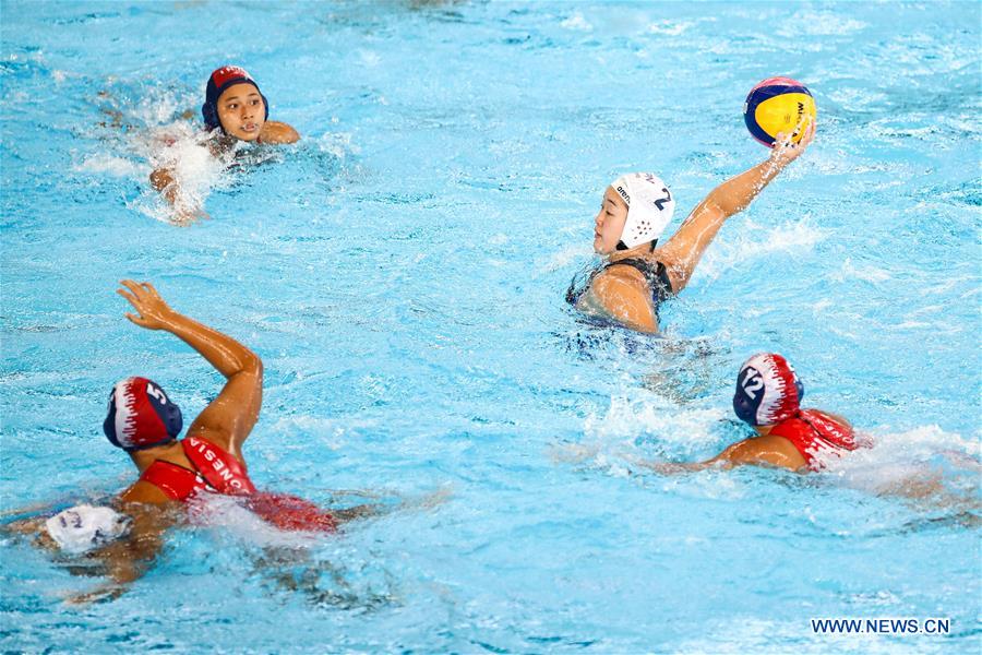 (SP)INDONESIA-JAKARTA-ASIAN GAMES-WATER POLO-JAPAN VS INDONESIA