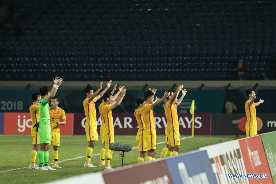 (SP)INDONESIA-BANDUNG-ASIAN GAMES-MEN'S FOOTBALL-CHINA VS SYRIA