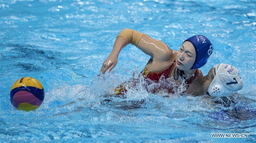 (SP)INDONESIA-JAKARTA-ASIAN GAMES-WATER POLO-CHINA VS JAPAN