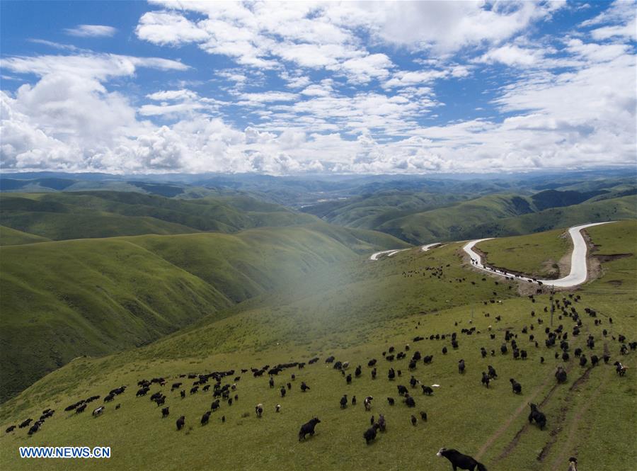 CHINA-SICHUAN-RANGTANG-MOUNTAIN-HIGHWAY (CN)