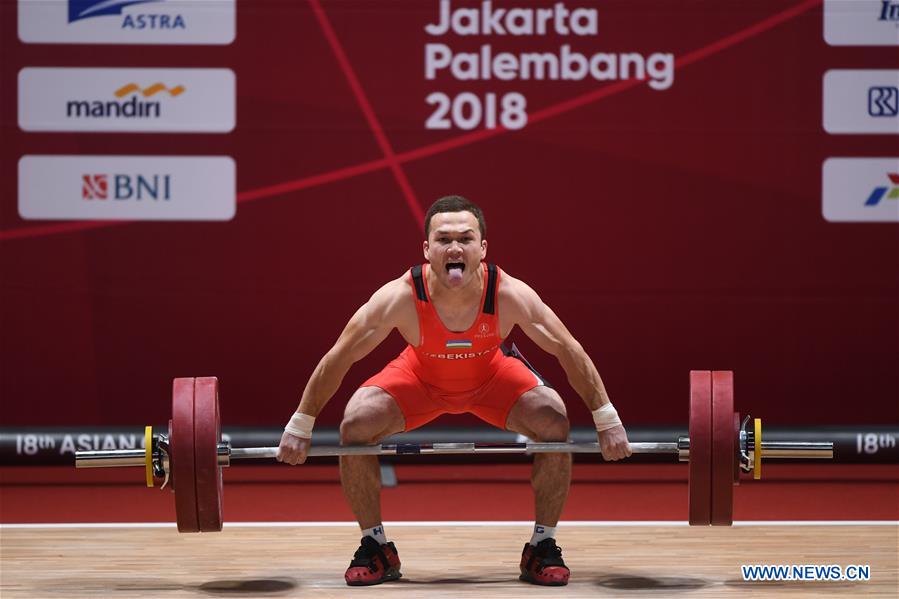 (SP)INDONESIA-JAKARTA-ASIAN GAMES-WEIGHTLIFTING