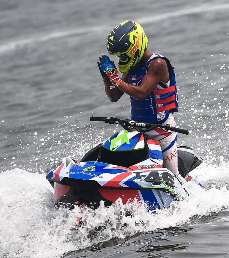 (SP)INDONESIA-JAKARTA-ASIAN GAMES-JETSKI-RUNABOUT 1100 STOCK